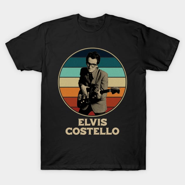 retro elvis costello T-Shirt by Gummy Store